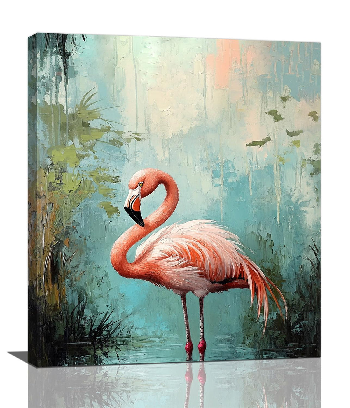 Flamingo Wall Art (24"L x 20"W / Flamingo)
