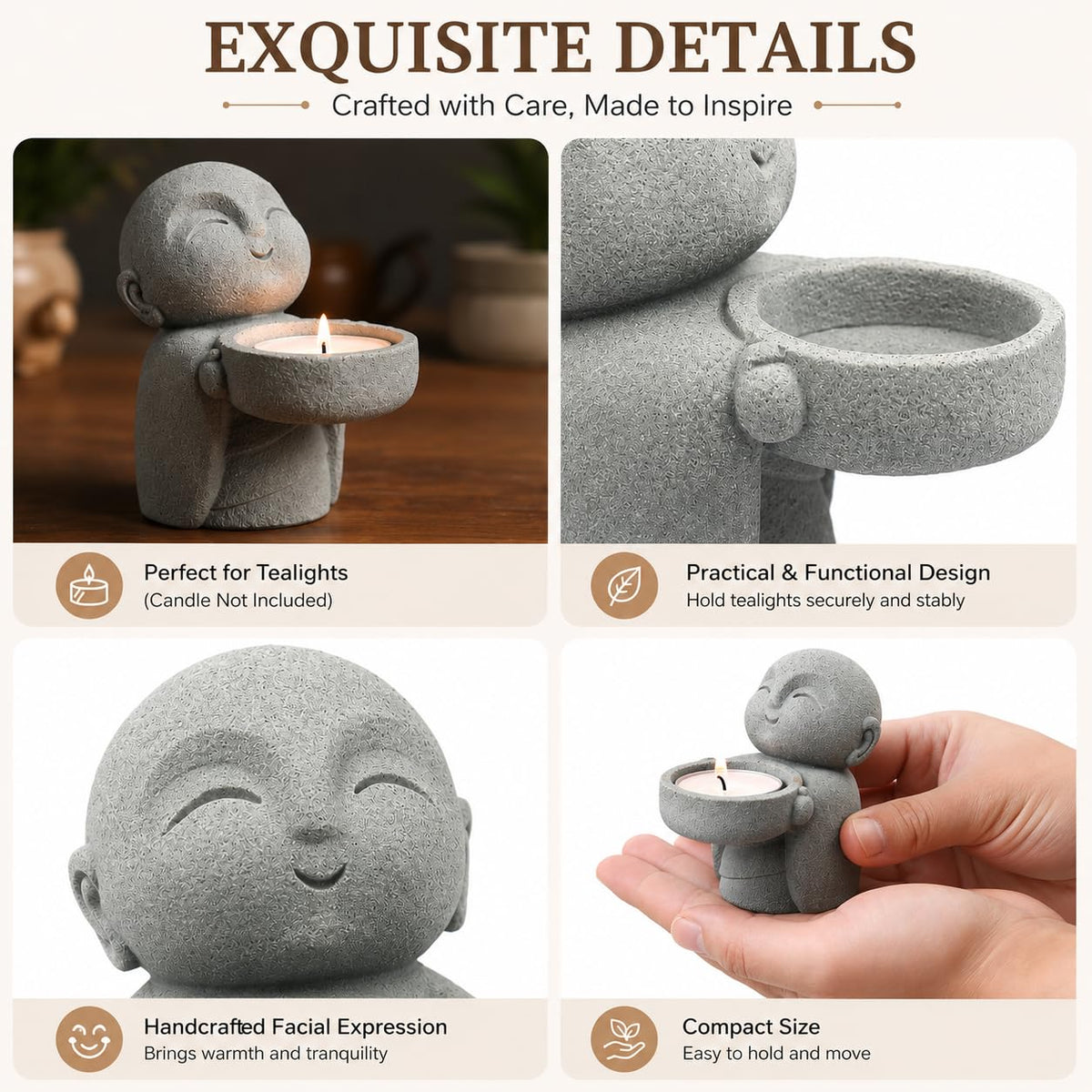 Mini Buddha Statue for Good Luck (Water)