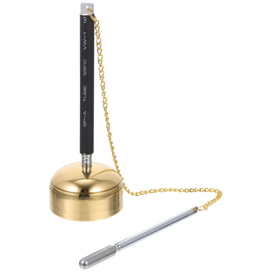 Tingsha Bell Buddhist Chime Meditation Chime Bells Buddhist Lucky Symbols Tingsha Cymbals Temple Dharma Ritual Utensil (15X5.2X5.2CM)