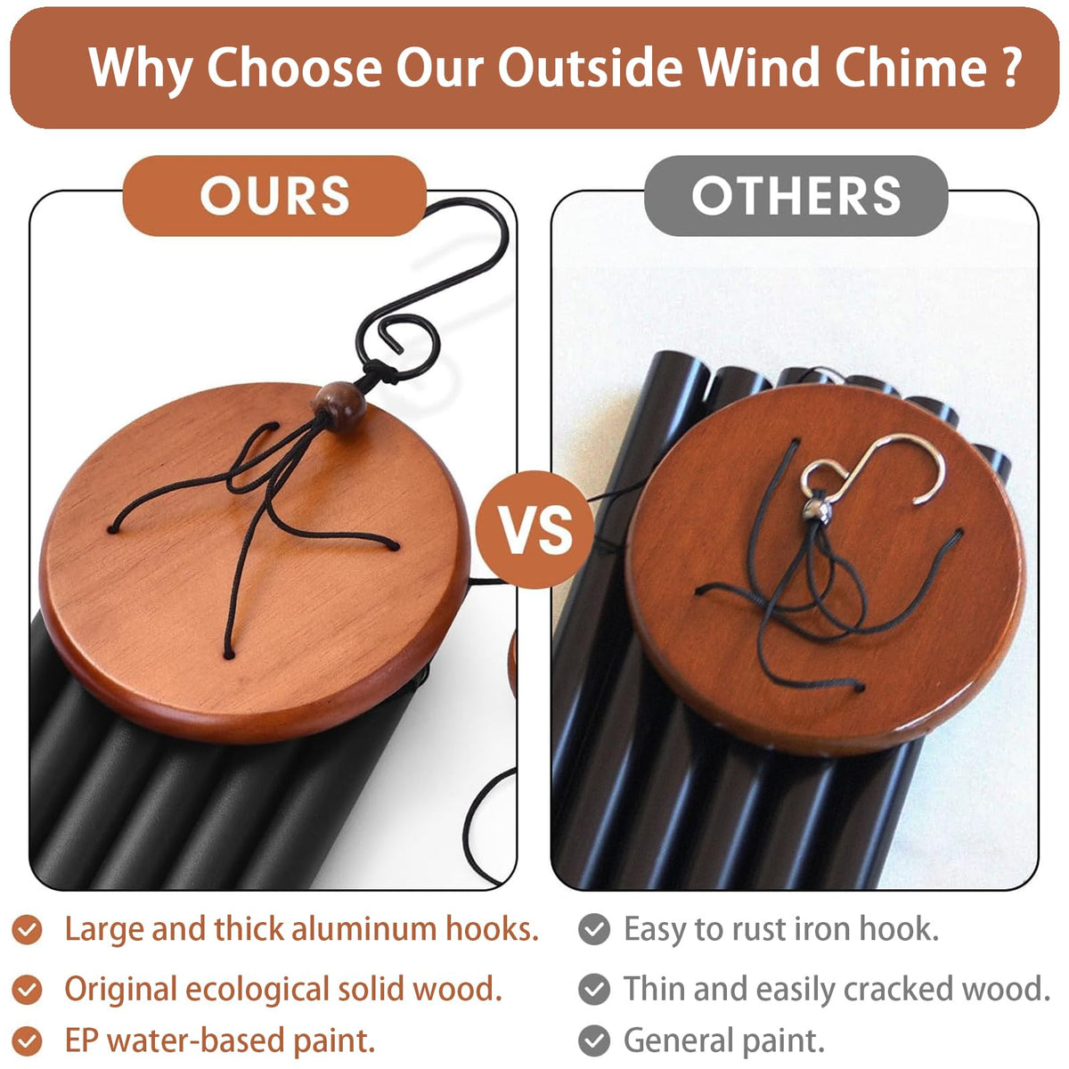 Wind Chimes for Outside (A-Leaf)
