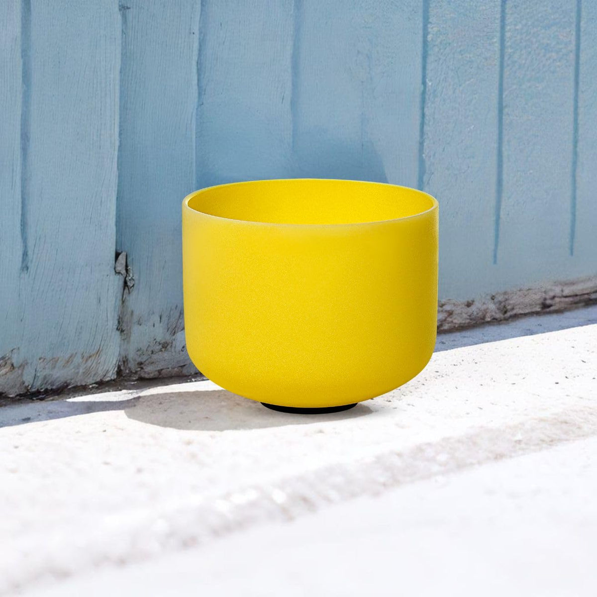 Crystal Singing Bowl 10 Inch Yellow E Note 432Hz (Yellow 10 Inch E)