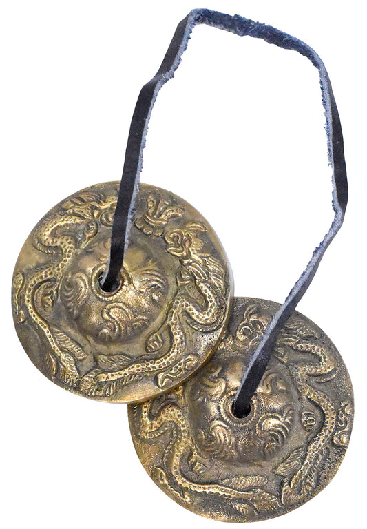 2.5 In Dragon Tibetan Tingsha Bells Meditation Yoga Chimes (Dragon / 2.5 Inches)