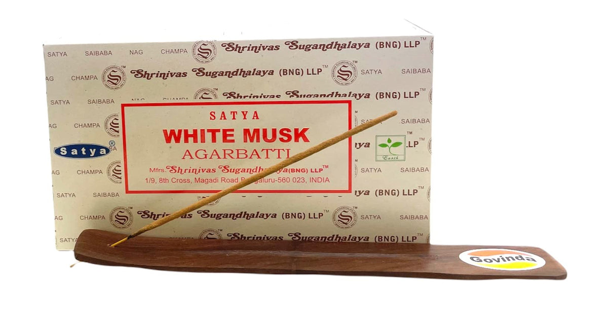 Incense Stick Holder Bundle with Satya Bangalore (White Musk)