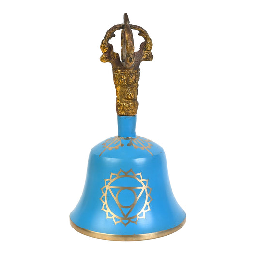 Sea Blue Throat Chakra Tibetan Bell (Throat Chakra Sea Blue)