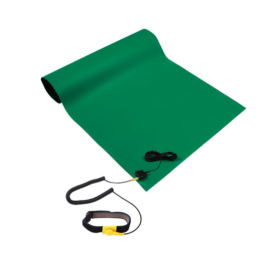 Anti Static ESD Mat for Electronics Repair (24"X78" / Green)