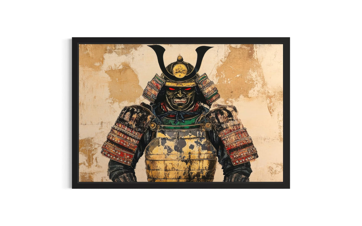 Samurai Armor Wall Art Print Poster (Samurai Armor / 24"L x 18"W)