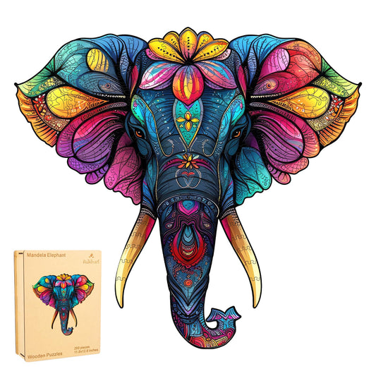 Animal Puzzle (Mandela Elephant / 200 pieces)