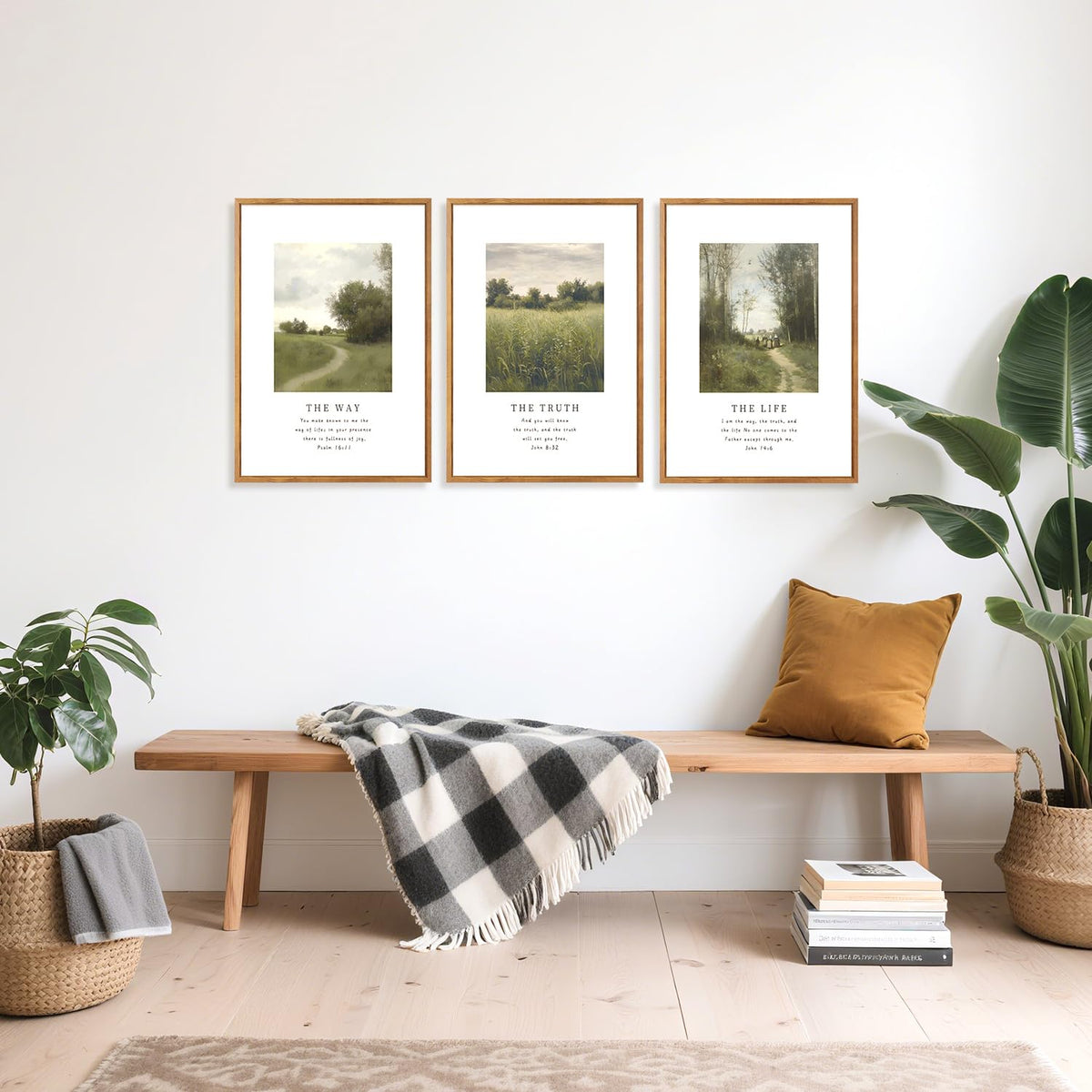 christian Framed Canvas Wall Art (Bible wall art 2)