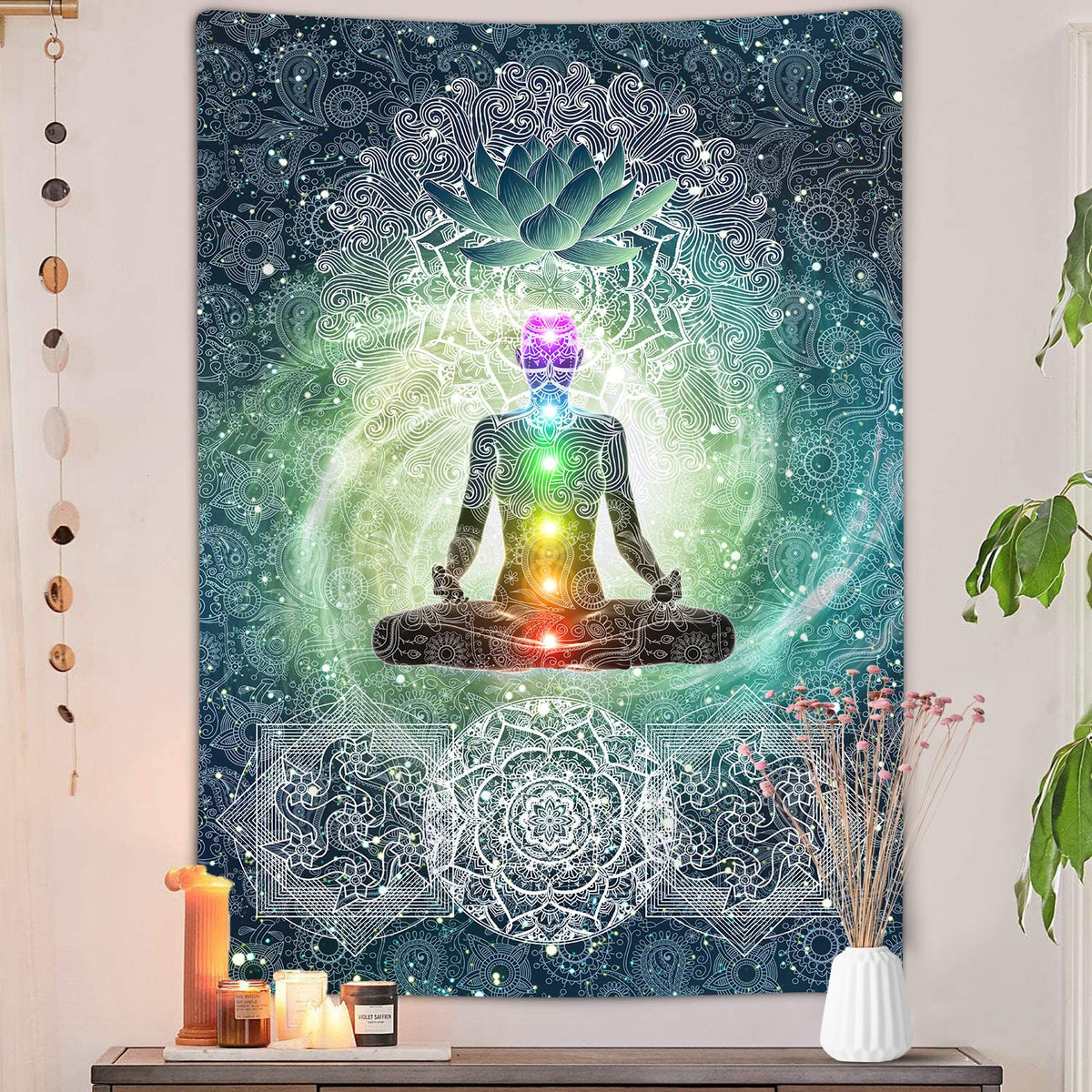 Meditation Vertical Tapestry (60"L x 40"W)