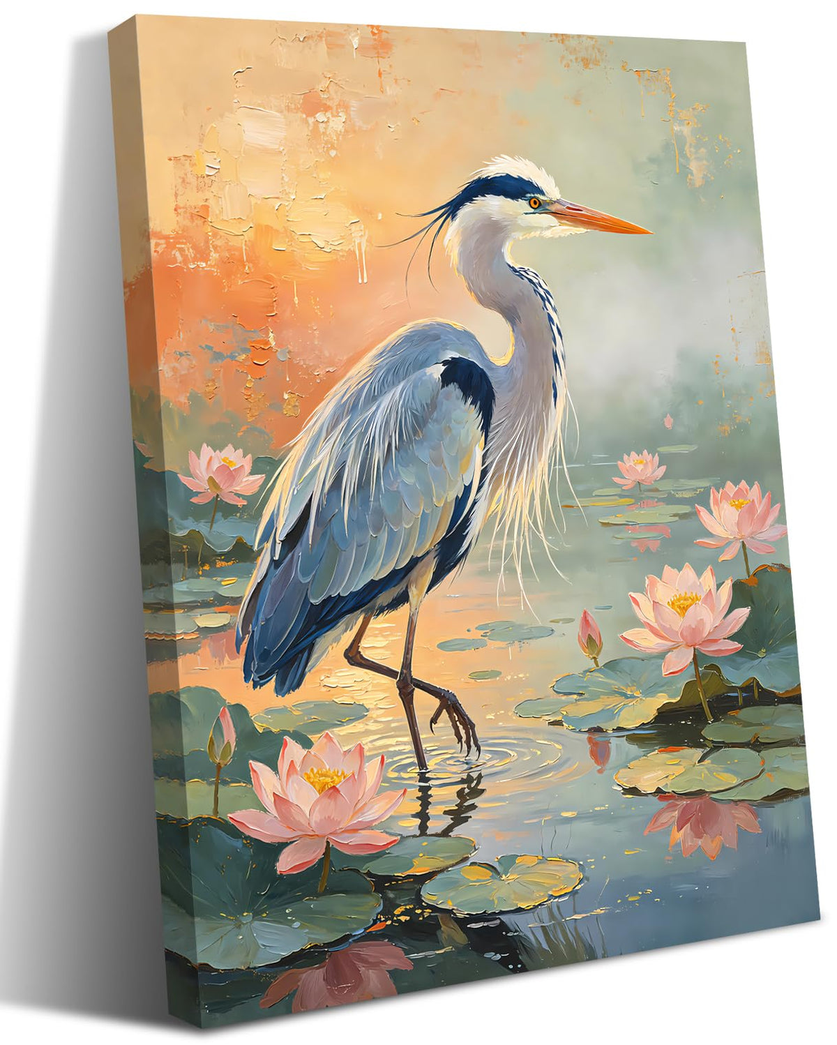 Framed Blue Heron Wall Art (Framed Blue Heron Wall Art)
