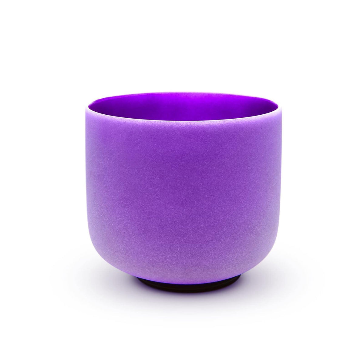 8 Inch B Note Purple Quartz Crystal Singing Bowl 432hz Crown Chakra (8inch B Purple Frosted)
