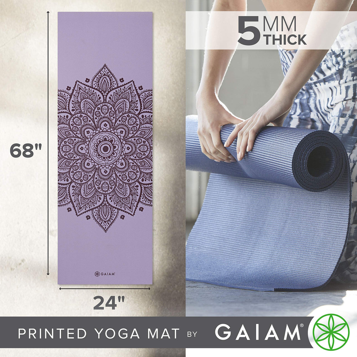 Yoga Mat Premium Print (New Lilac Sundial)