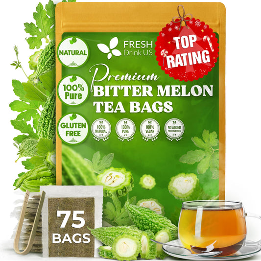 Premium 75 Bitter Melon Tea Bags (75 TEA BAGS)