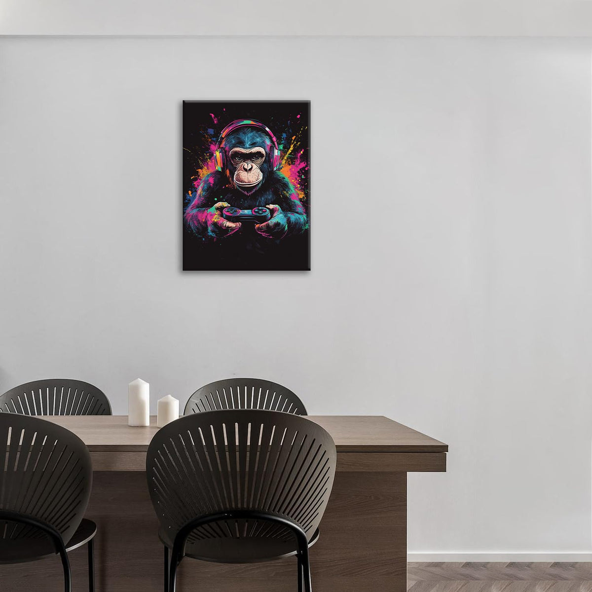Gorilla Wall Art (20"L x 16"W / Video Game Gorilla)