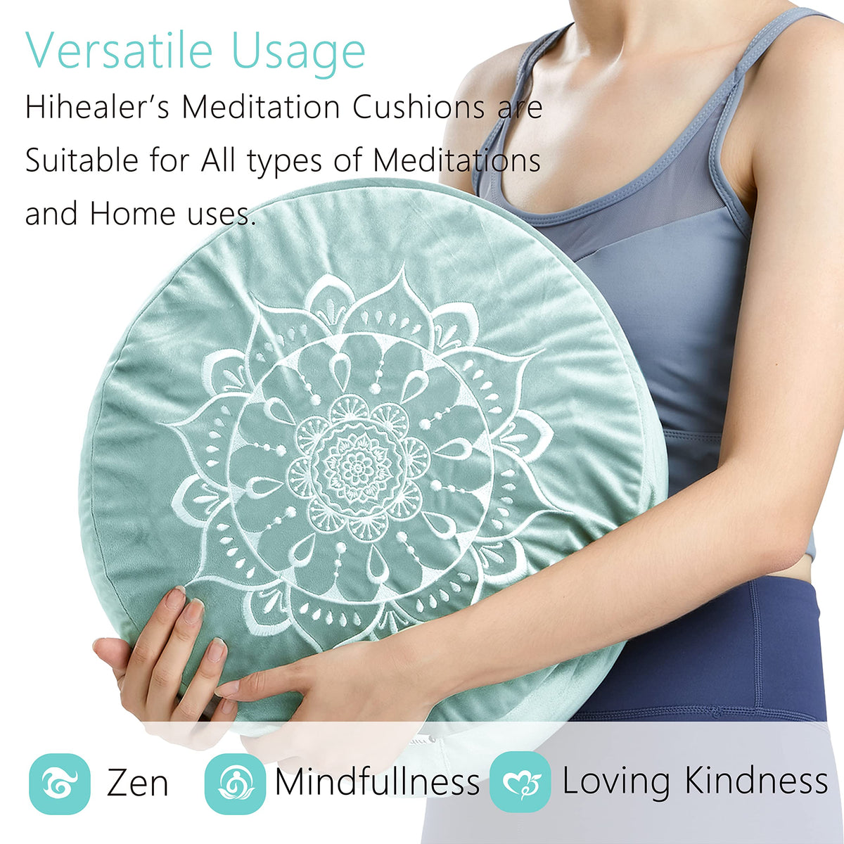 Meditation Cushion (Tranquil Night & Day)