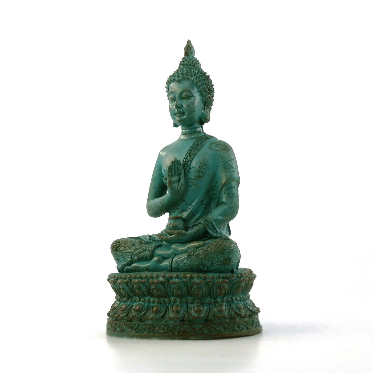 Meditation Thai Sitting Buddha Statue (Green)
