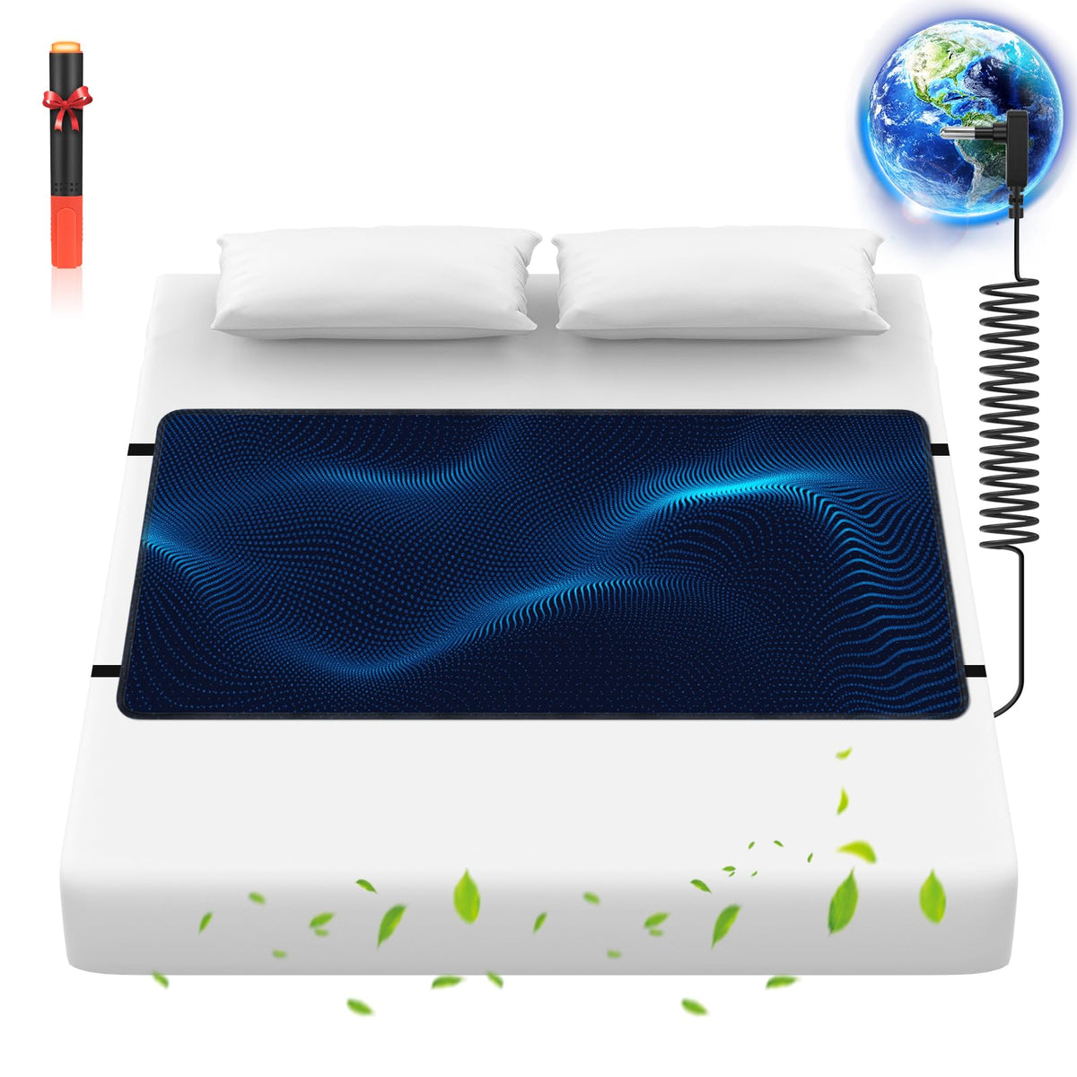 Grounding Mat for Bed (Black / King(76.2 * 27.5 inch))