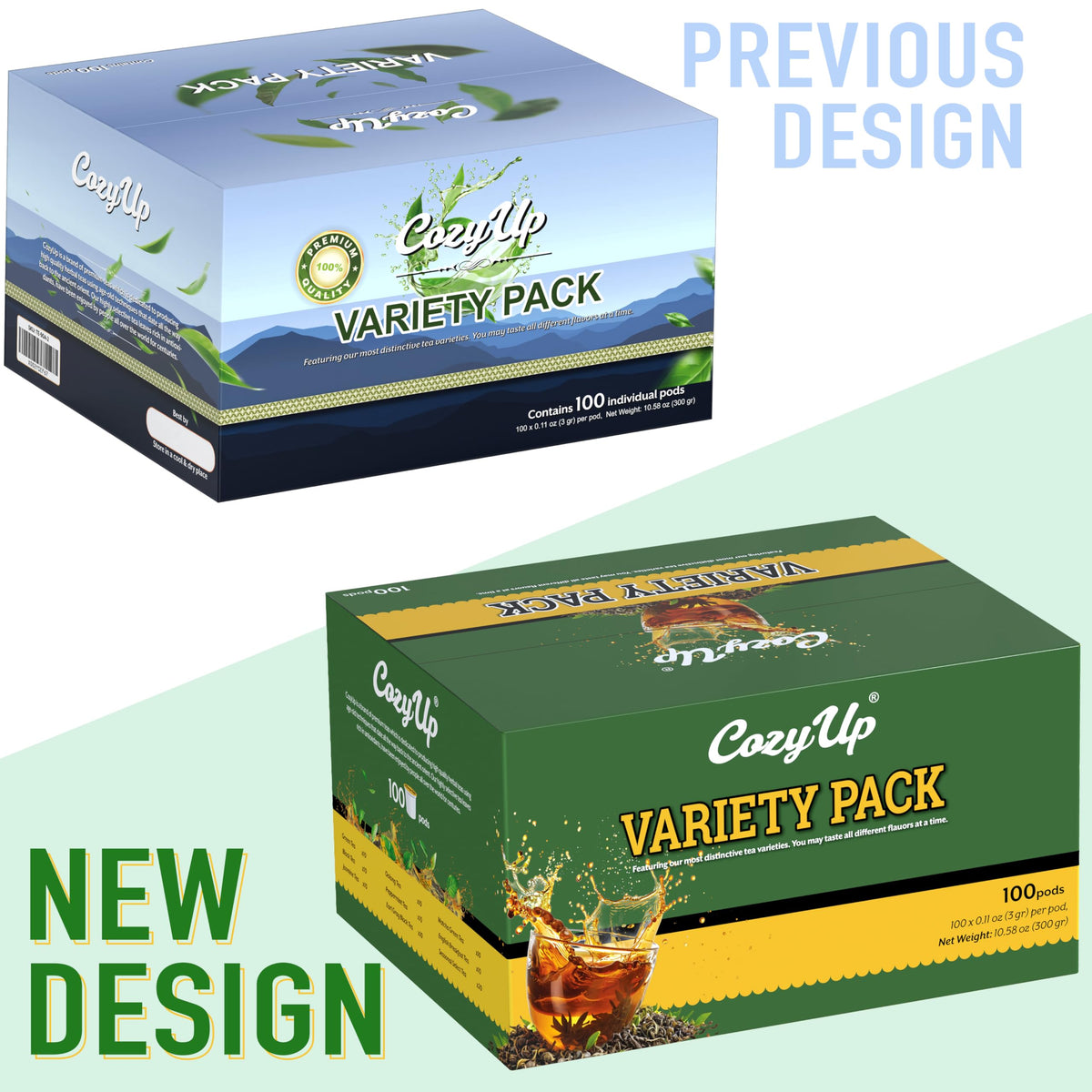 100 Count Variety Pack Tea Pod