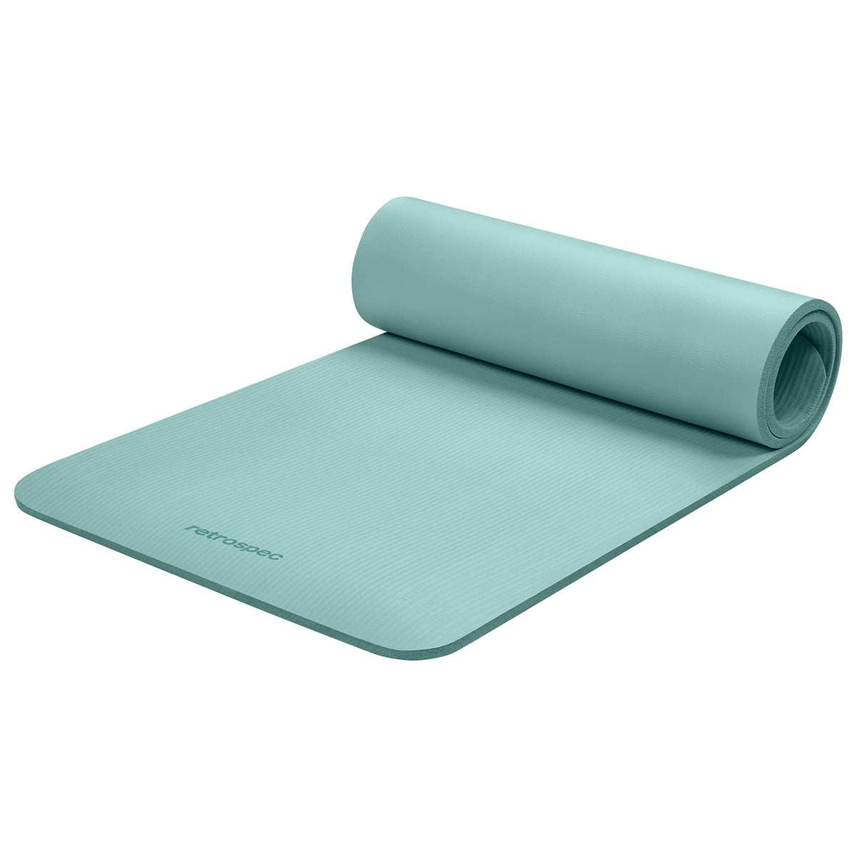 Solana 1 2" Thick Yoga Mat Non Slip Exercise Mat w (Blue Ridge / 1/2 inch)