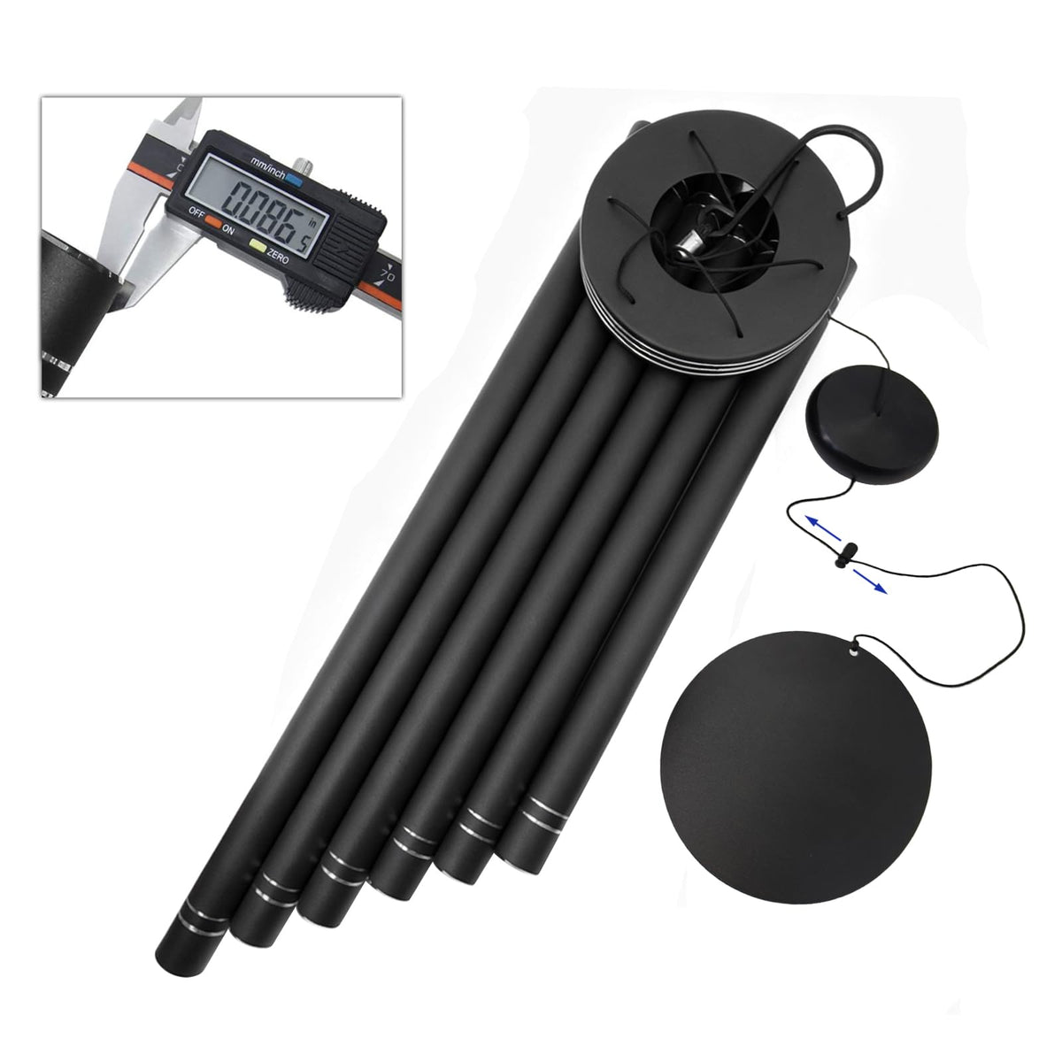 Extra Large Wind Chimes for Outside Deep Tone (50" Large)