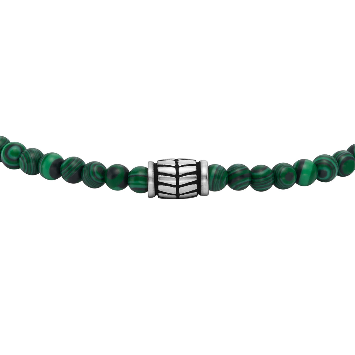 Men's Beaded Bracelet (Malachite/Green)