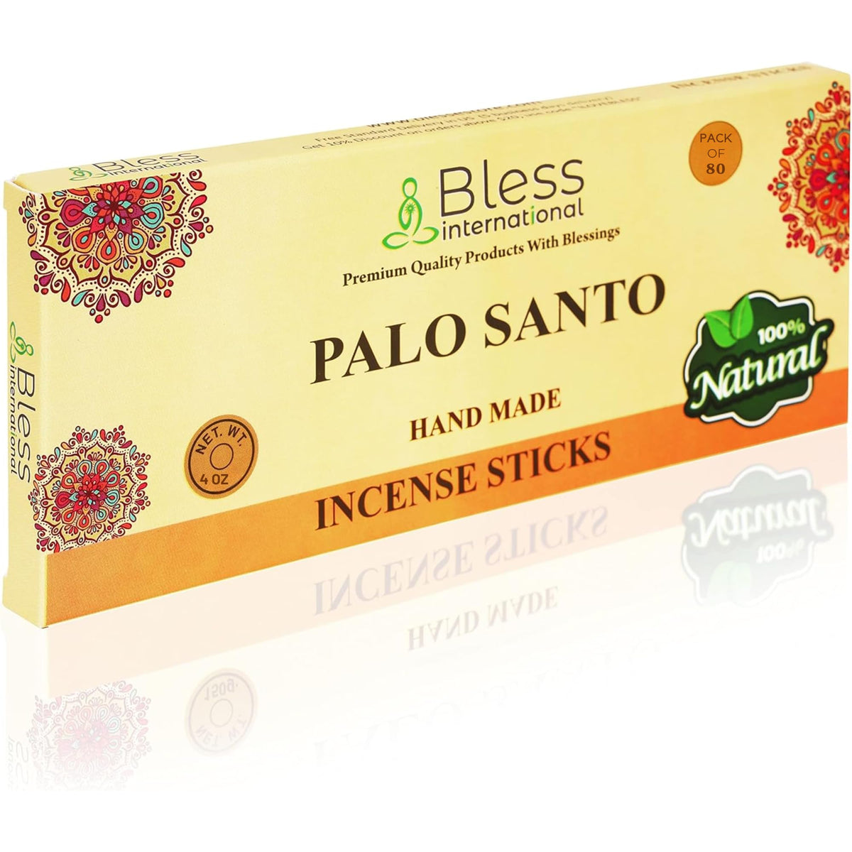Bless Organic (Palo Santo / 80 Sticks (4.20 OZ/120 GM))