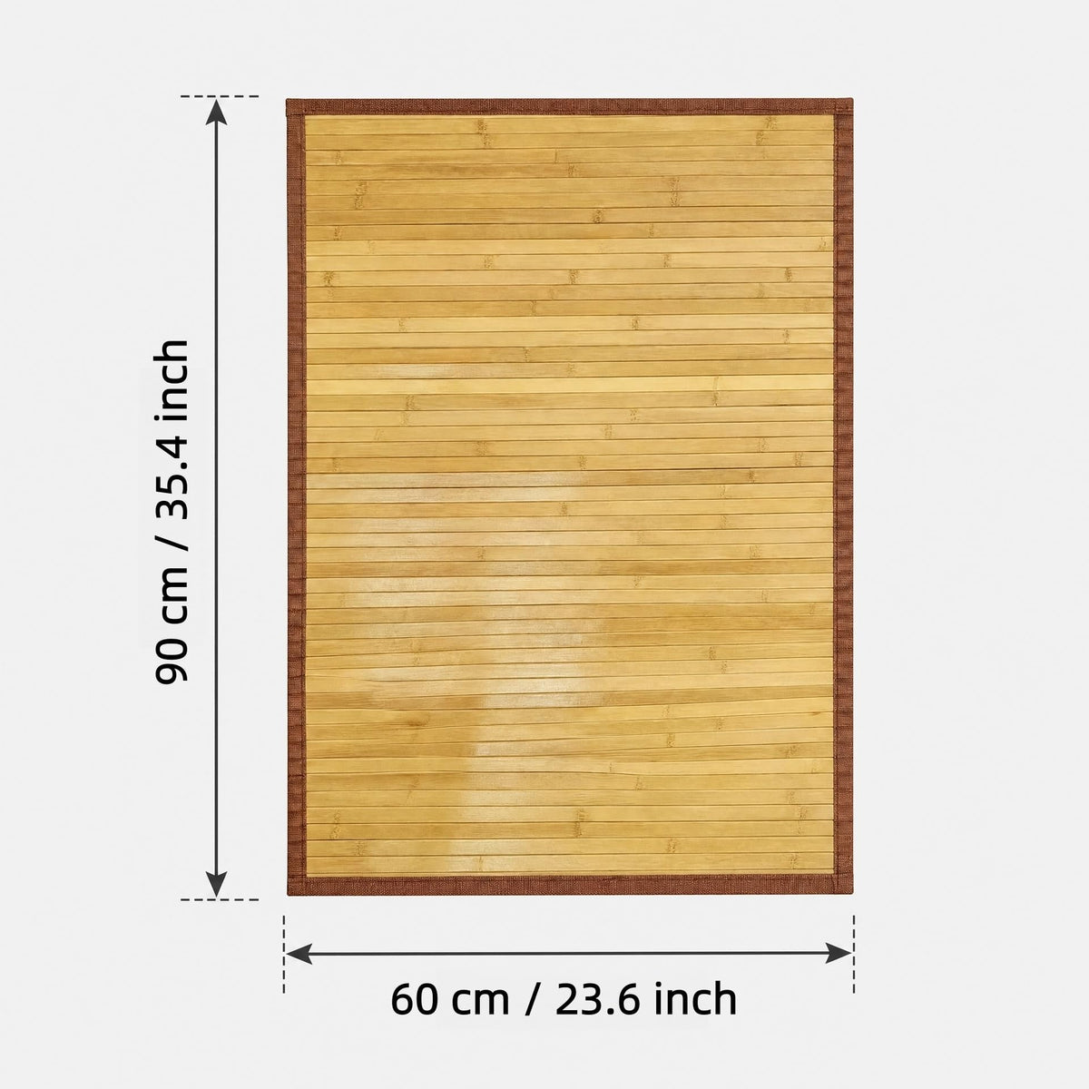 Large Wood Area Rug Floor Mat (1'11" x 2'11" (Rectangular))