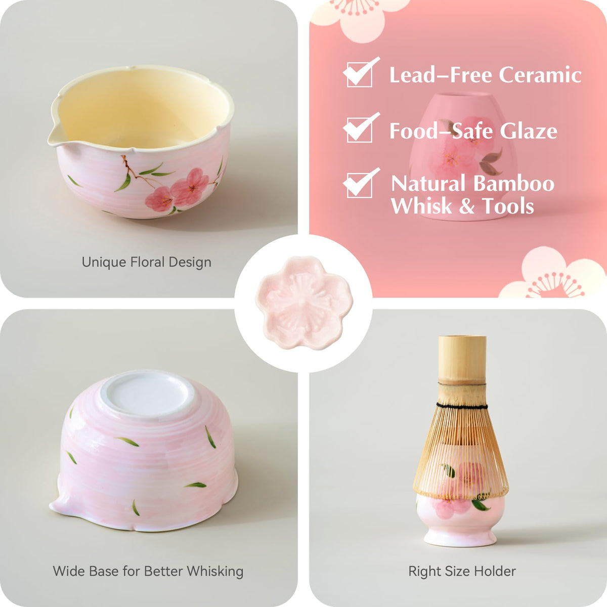 Matcha Whisk Set (Pink)