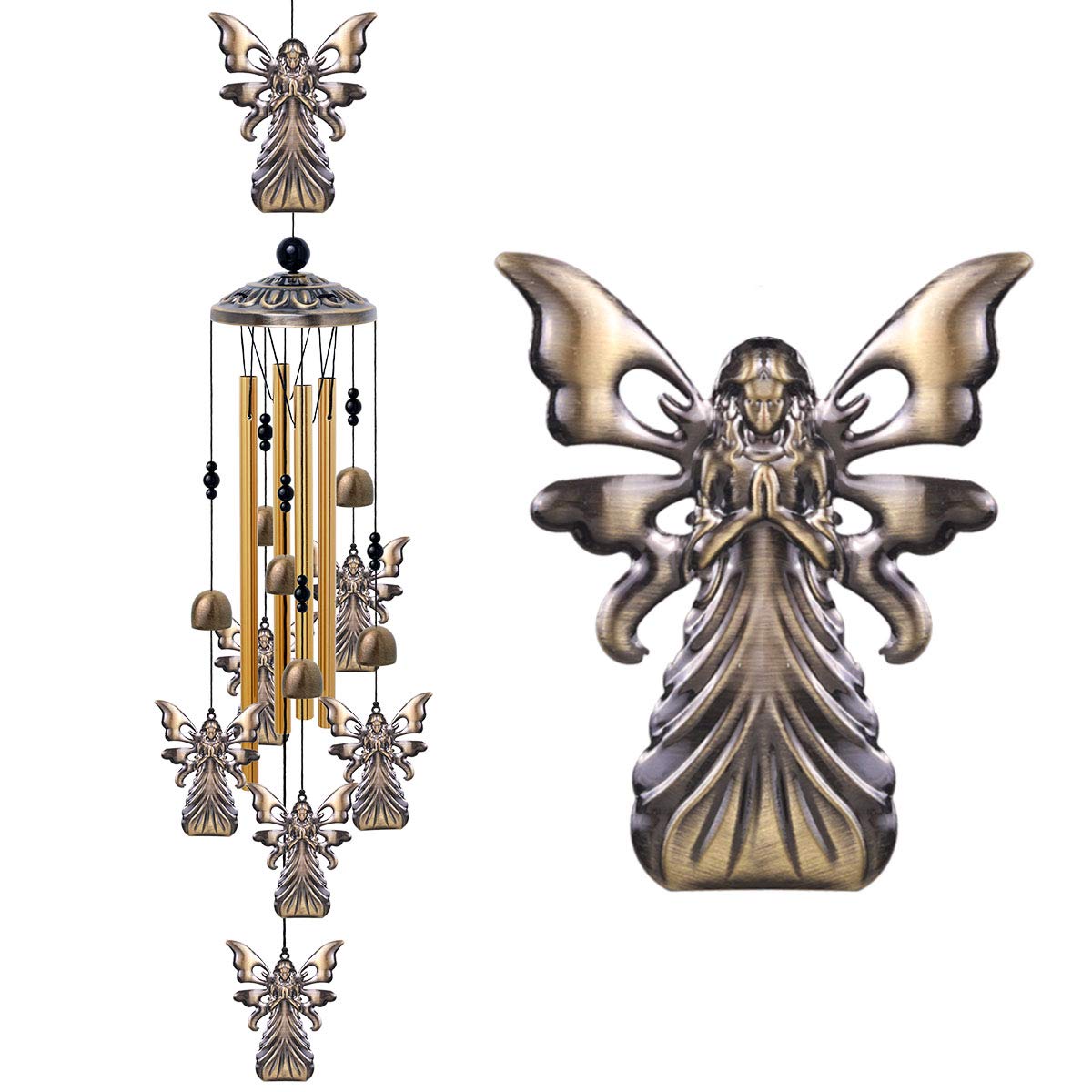Garden Angel Wind Chimes Outdoor Indoor Decor