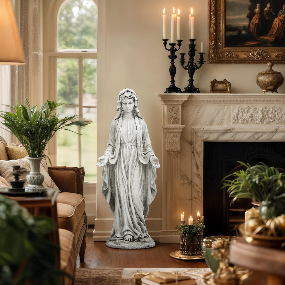 Virgin Mary Statue Outdoor Large (Virgin Mary-30")