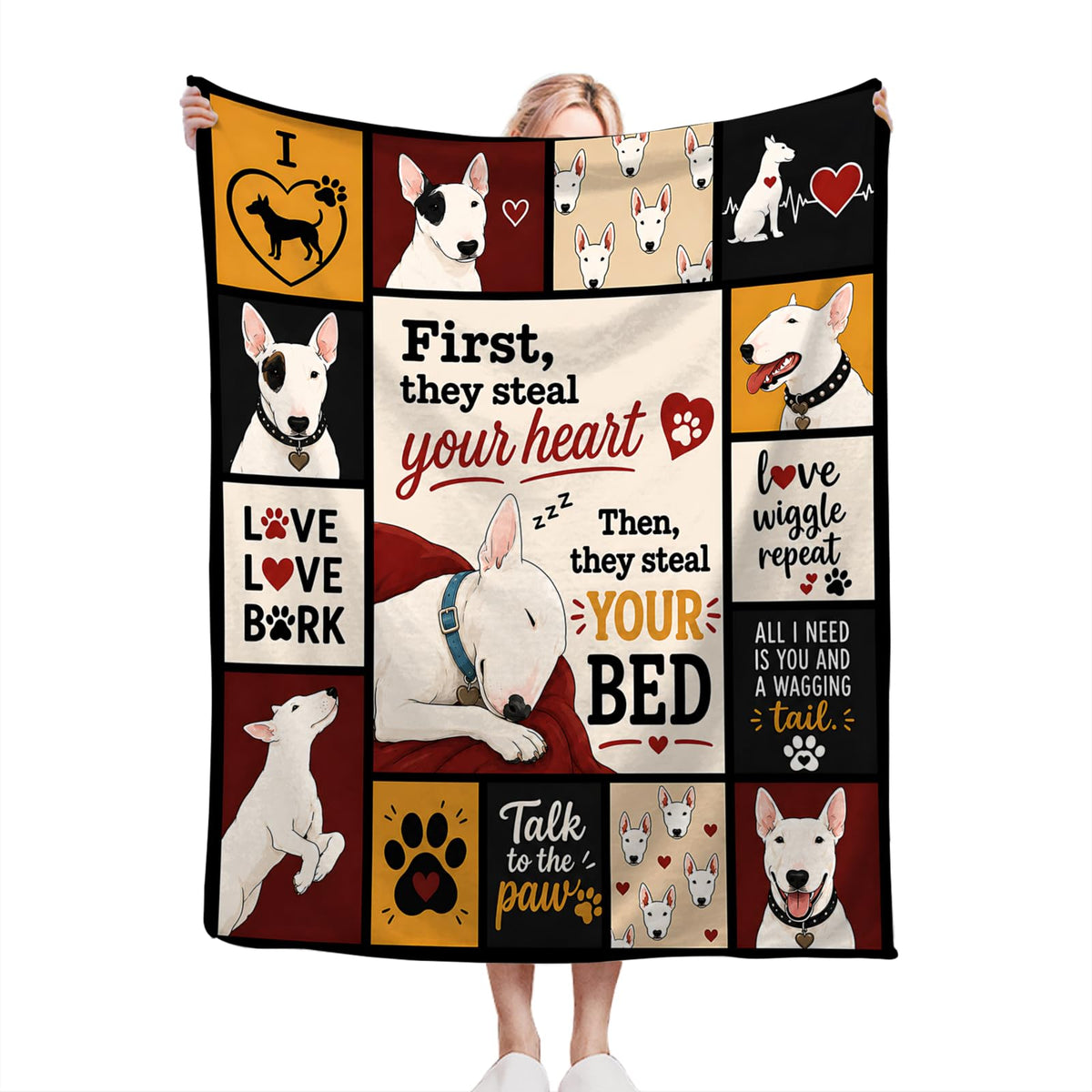 Bull Terrier Blanket (60"x80" / Bull Terrier)