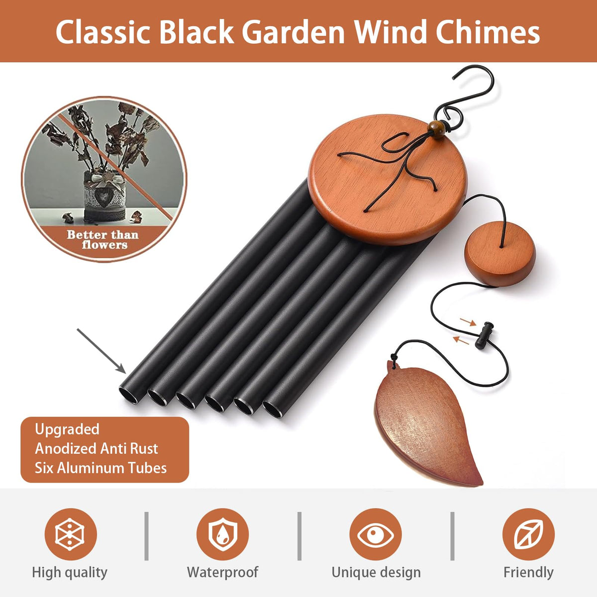 Wind Chimes for Outside (A-Leaf)