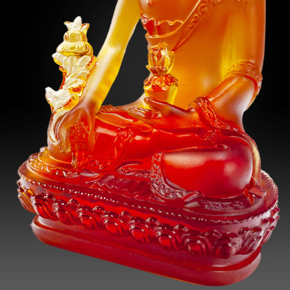 Tibetan Medicine Buddha Statue (Brown)