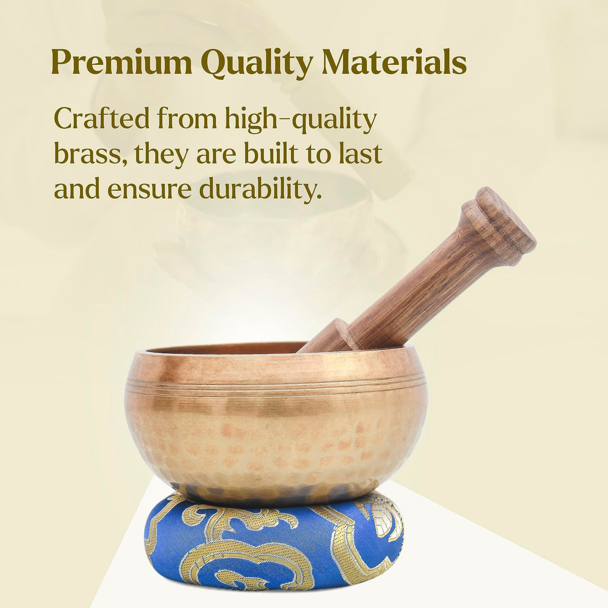 Tibetan Singing Bowl Set (4 Inch Bowl)