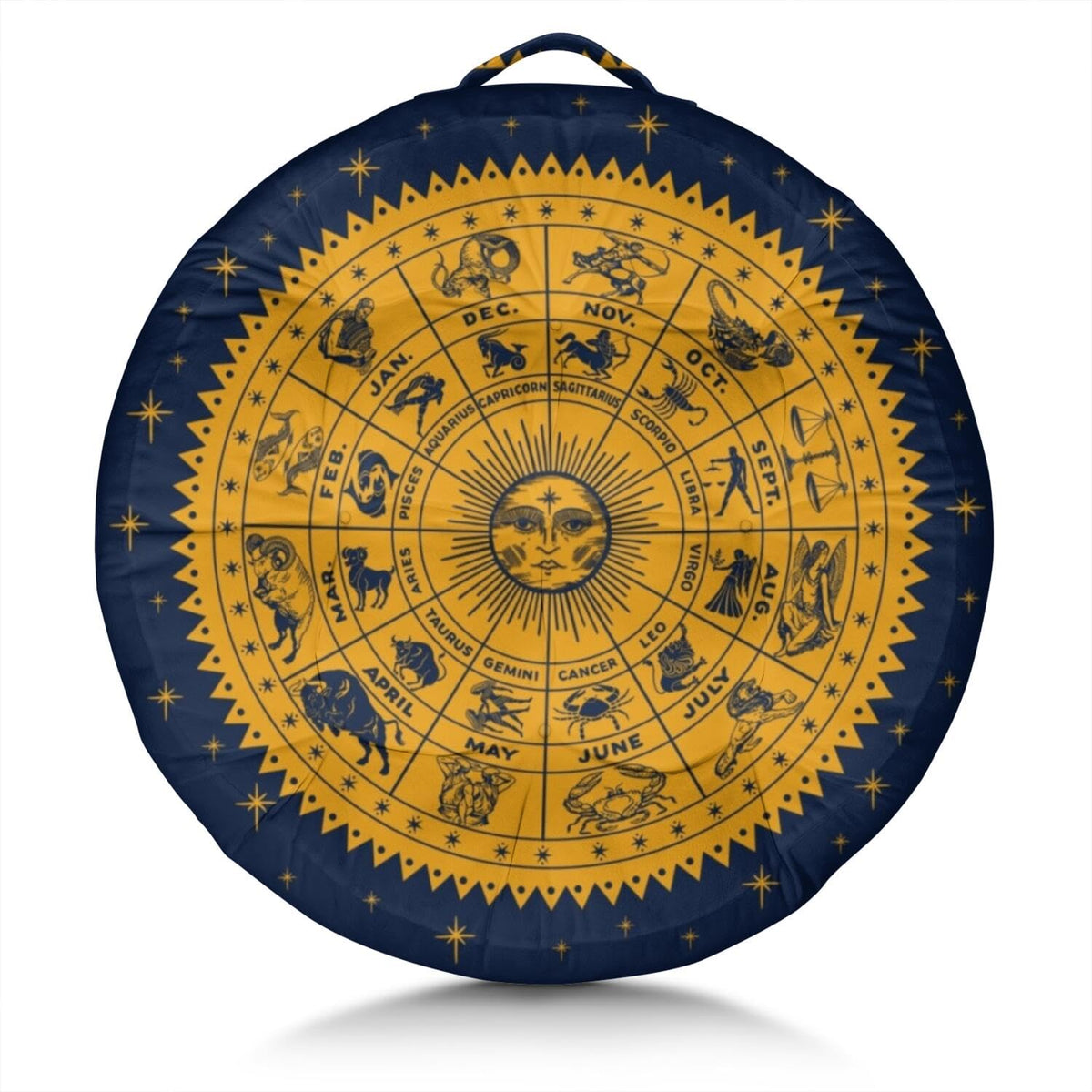 Meditation Cushion (Astrology / Round)