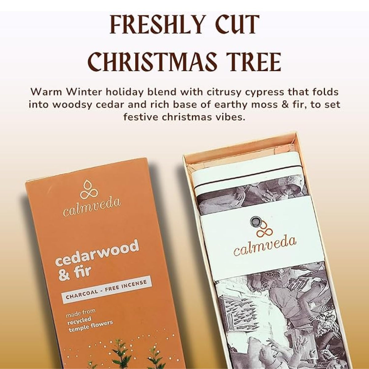 Holiday Balsam Cedar Incense Sticks