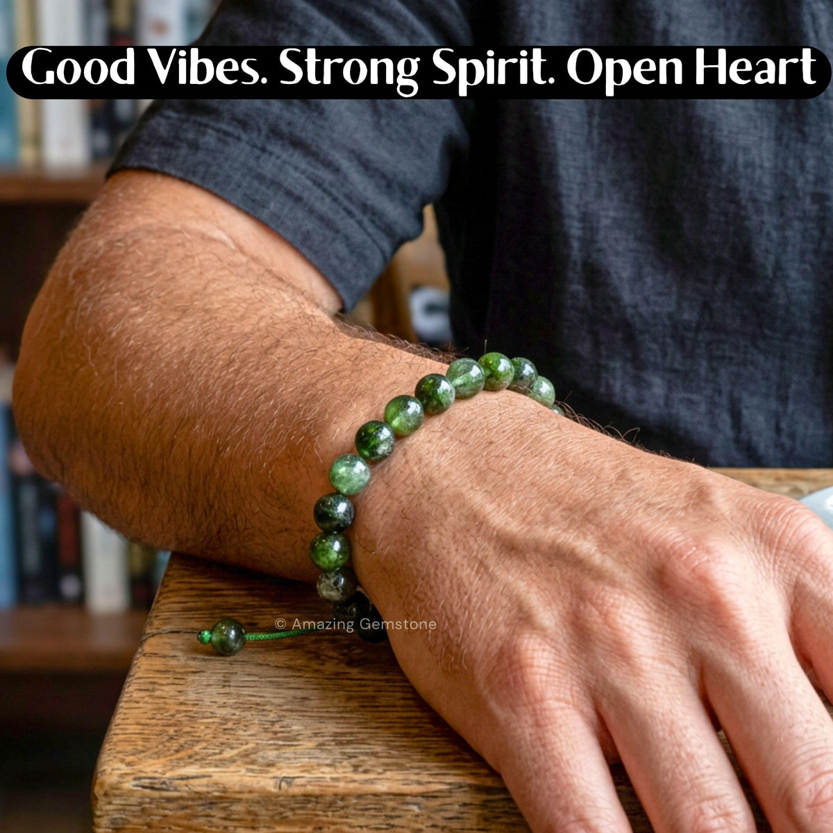 Chrome Diopside Bracelet (Chrome Diopside)