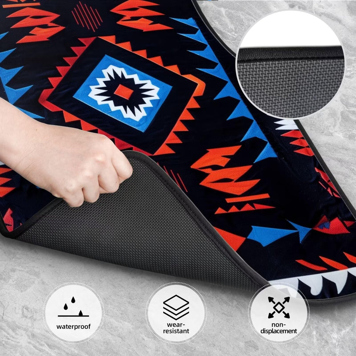 Western Car Floor Mats Set of 4 Non (Western)
