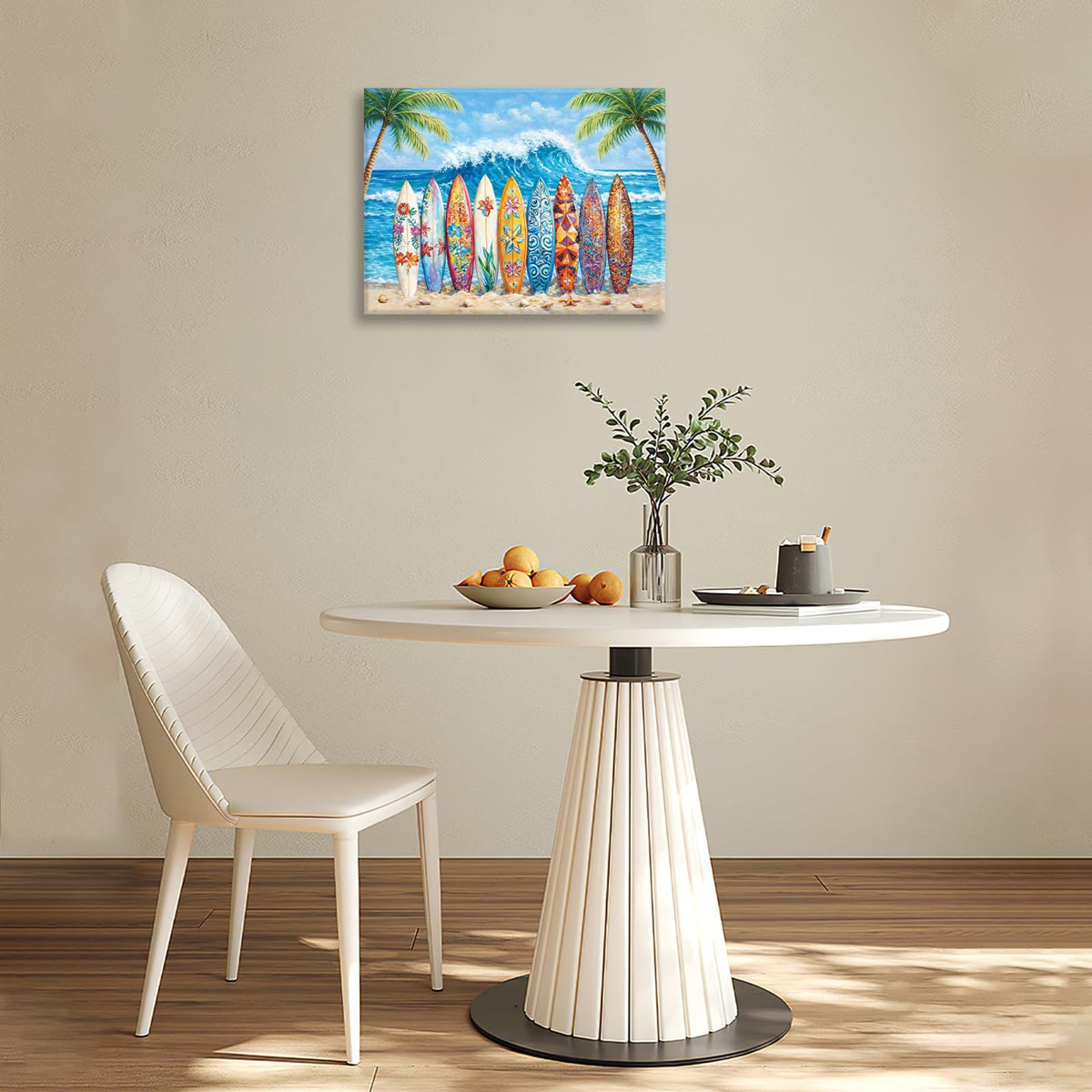 Beach Wall Art (Surfboard / 20L" x 24W")
