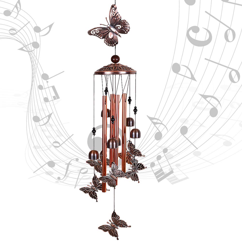 Butterfly Wind Chimes Outdoor Decor