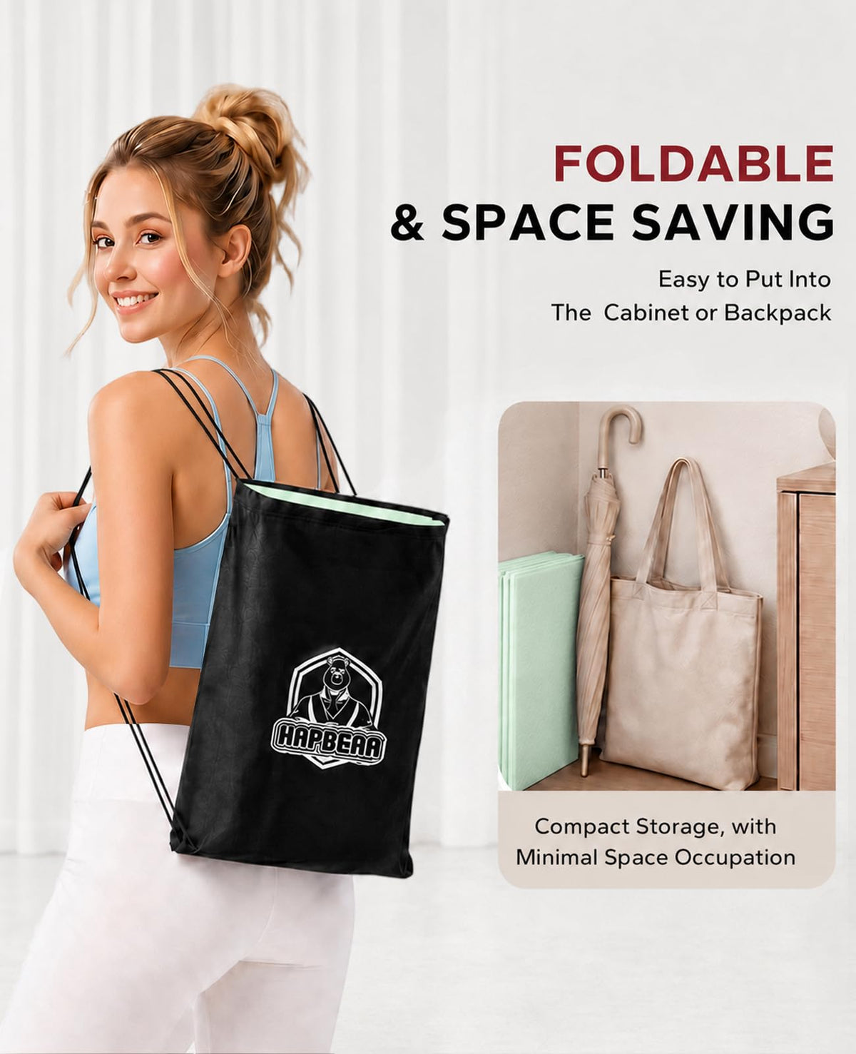 Foldable Yoga Mat (Green)