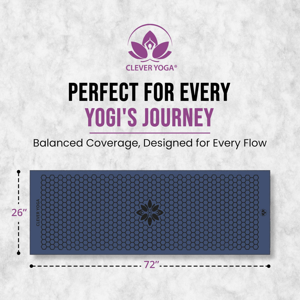 Hot Yoga Mat Towel (Darkblue)