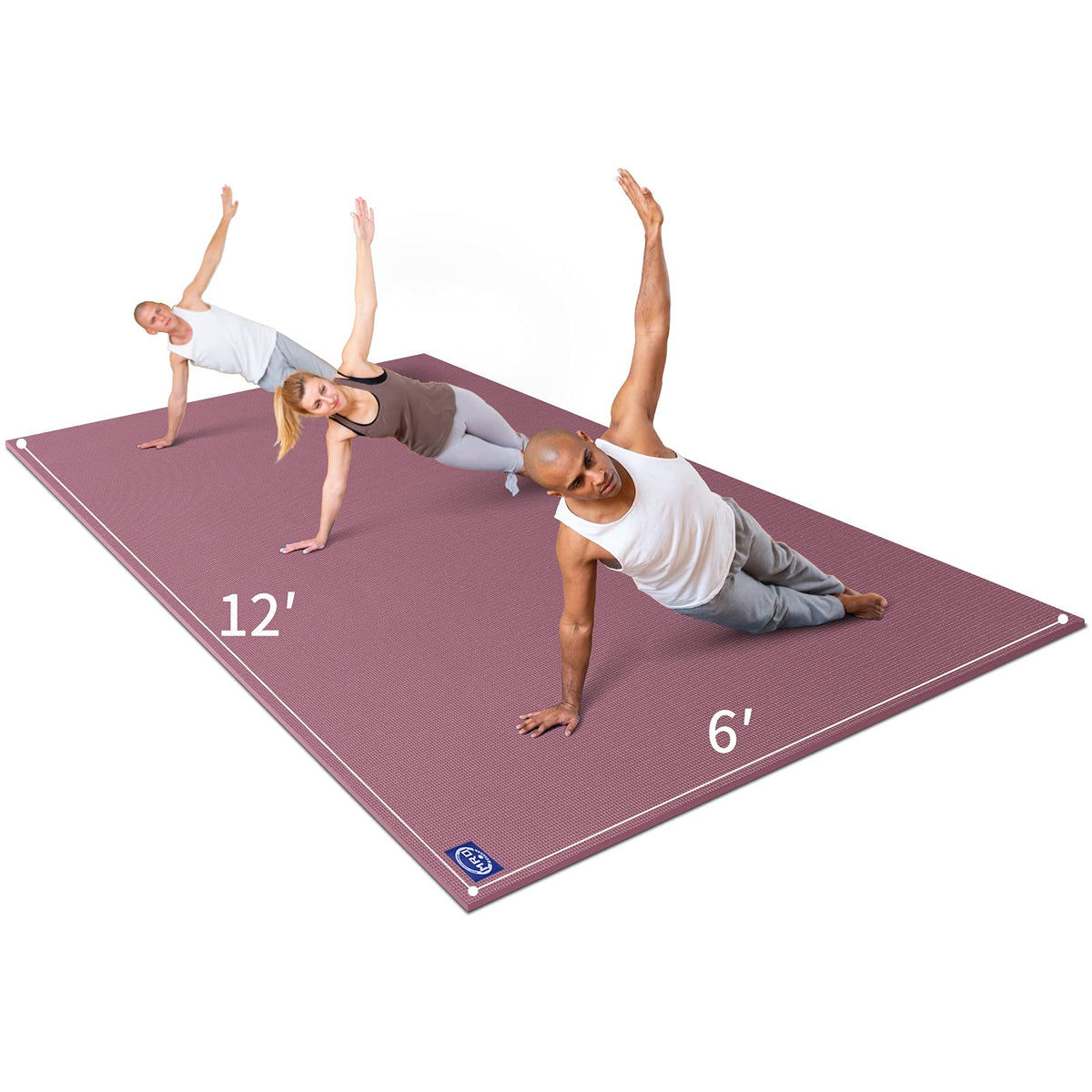 Extra Large Yoga Mat (Purple / 6*12 FT)