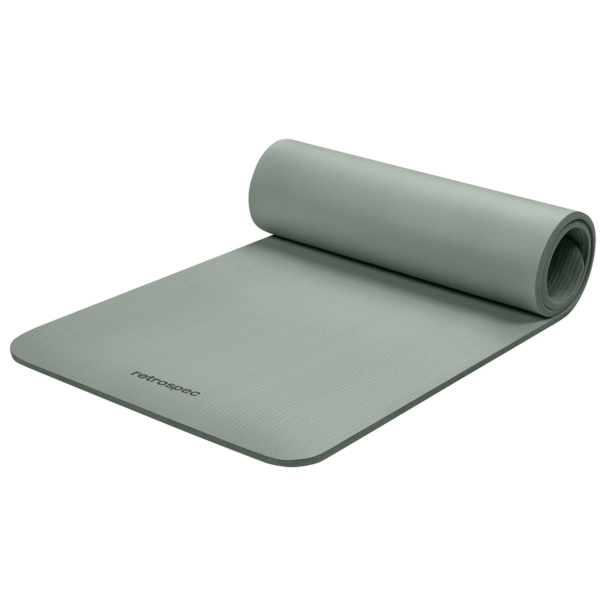 Solana 1 2" Thick Yoga Mat Non Slip Exercise Mat w (Sage / 1/2 inch)