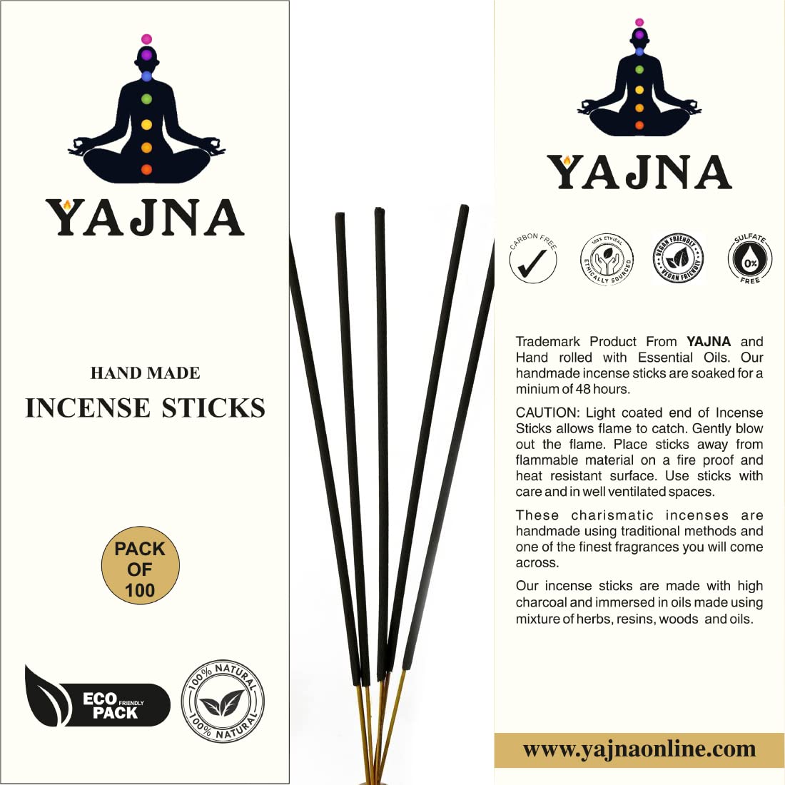 Lemon-Grass-Incense-Sticks 100%-Natural-Handmade-Hand-Dipped-Incense-Sticks Organic-Chemicals-Free For-Purification-Relaxation-Positivity-Yoga-Meditation The-Best-Woods-Scent (100 Sticks(150GM)) (Lemon Grass / 100 Sticks (150GM))