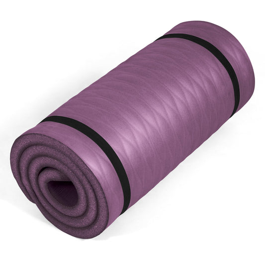 1" Extra Thick Yoga Mat (Mesh / Purple)