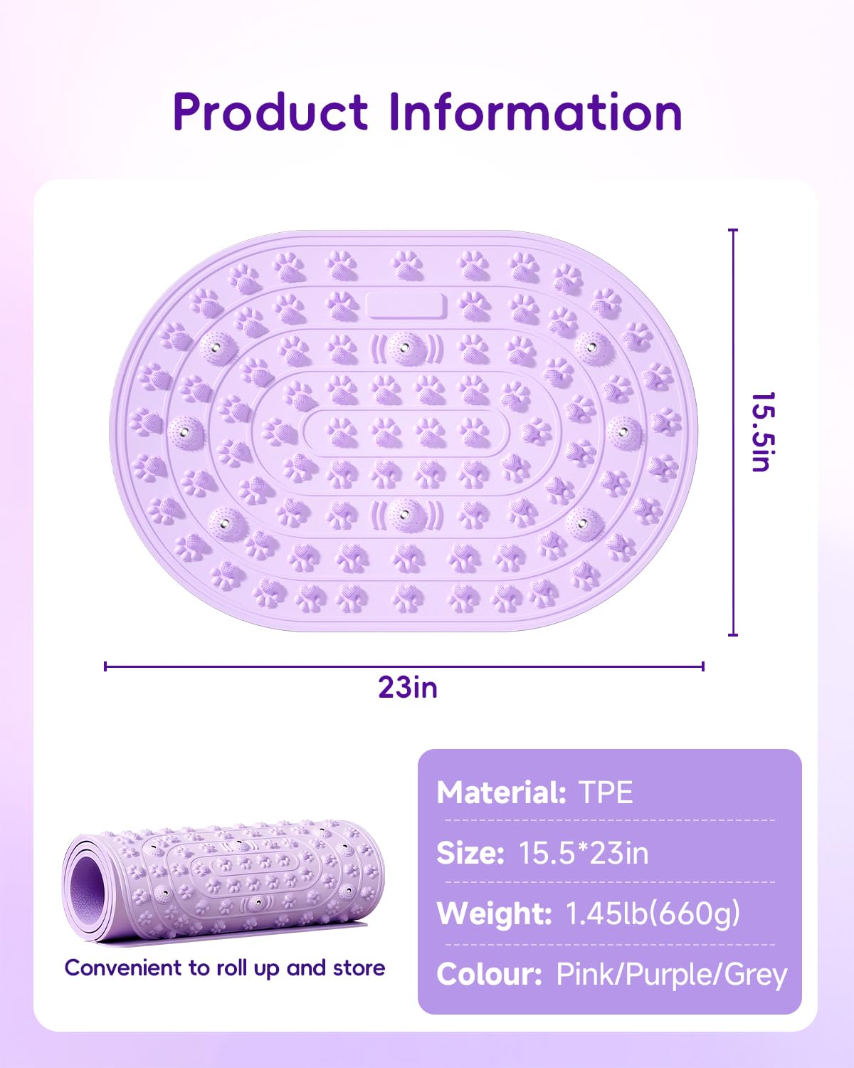 Foot Massage Mat (Grey)