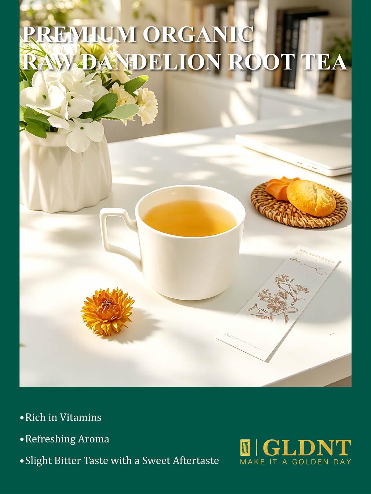 Organic Dandelion Root Tea Bags