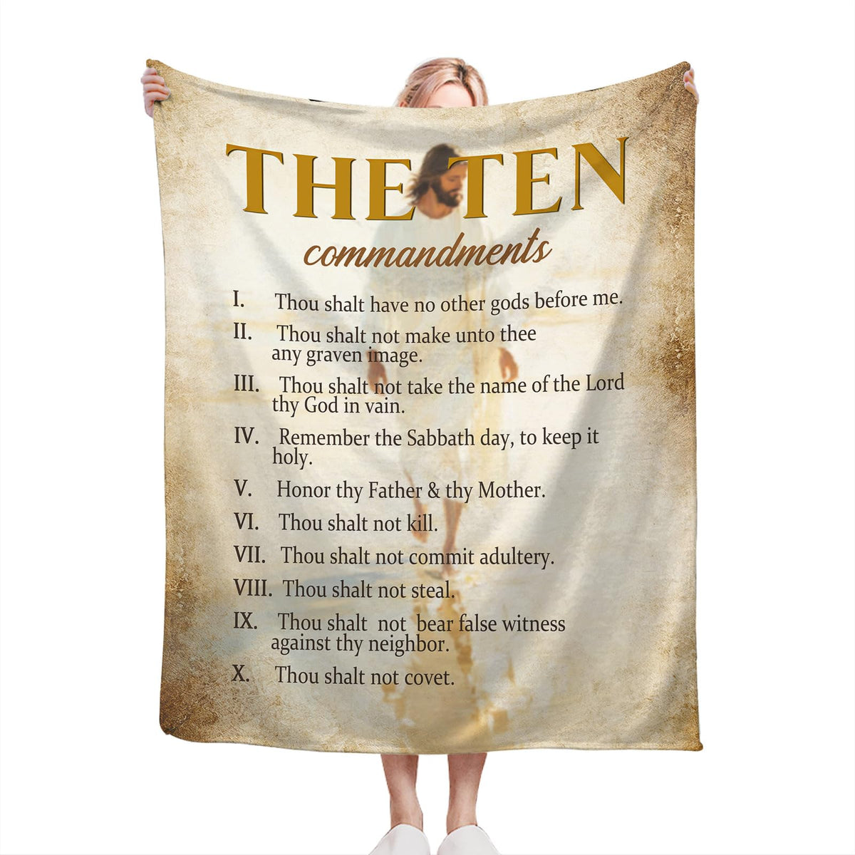 Christian Jesus Throw Blanket (40"x50" / Jesus)