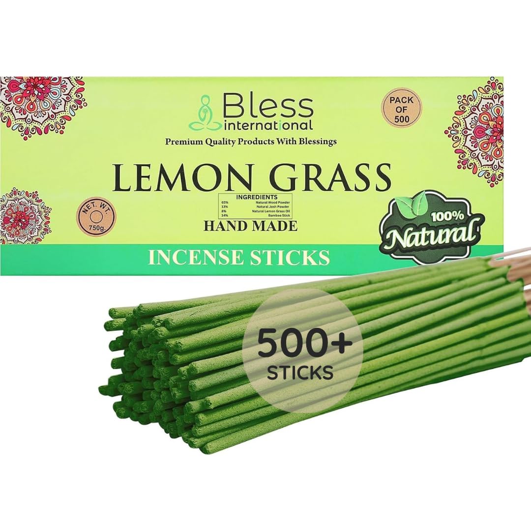 Bless Organic (Lemon Grass / 500 Sticks (26 OZ/750 GM))